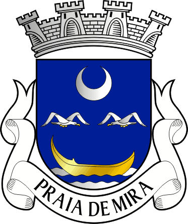 Brasão da freguesia de Praia de Mira - Praia de Mira civil parish, coat-of-arms Brasão da freguesia de Praia de Mira - Praia de Mira civil parish, coat-of-arms