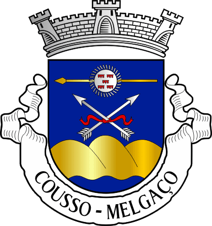 Brasão da freguesia de Cousso - Cousso civil parish, coat-of-arms