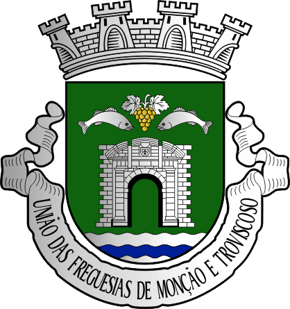 Brasão da União das freguesias de Monção e Troviscoso - Monção and Troviscoso civil parishes union coat-of-arms