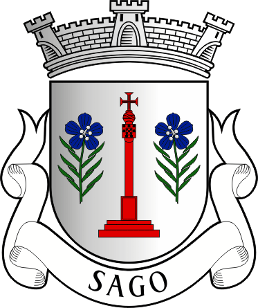 Brasão da antiga freguesia de Sago - Sago former civil parish, coat-of-arms Brasão da antiga freguesia de Sago - Sago former civil parish, coat-of-arms