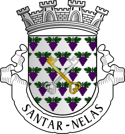 Brasão da antiga freguesia de Santar - Santar former civil parish, coat-of-arms