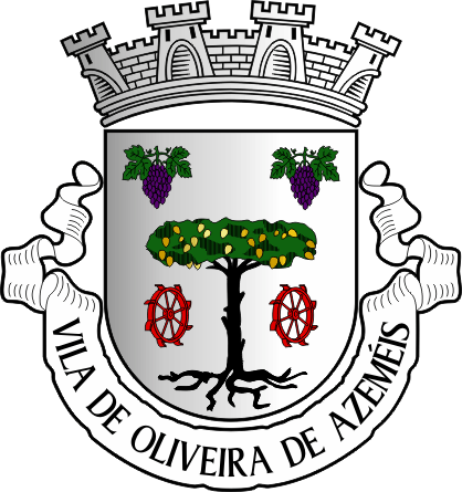 Primeira proposta para o brasão do Município de Oliveira de Azeméis - Oliveira de Azeméis Municipal municipal coat-of-arms first proposal