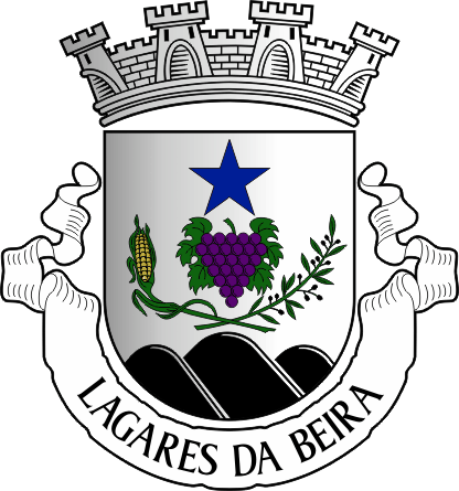 Brasão da freguesia de Lagares da Beira - Lagares da Beira civil parish, coat-of-arms