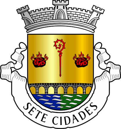 Brasão da freguesia de Sete Cidades - Sete Cidades civil parish, coat-of-arms Brasão da freguesia de Sete Cidades - Sete Cidades civil parish, coat-of-arms