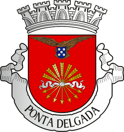Brasão do Município de Ponta Delgada - Ponta Delgada municipal coat-of-arms