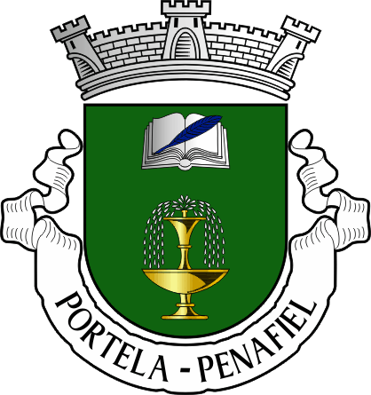 Brasão da antiga freguesia de Portela - Portela former civil parish, coat-of-arms Brasão da antiga freguesia de Portela - Portela former civil parish, coat-of-arms