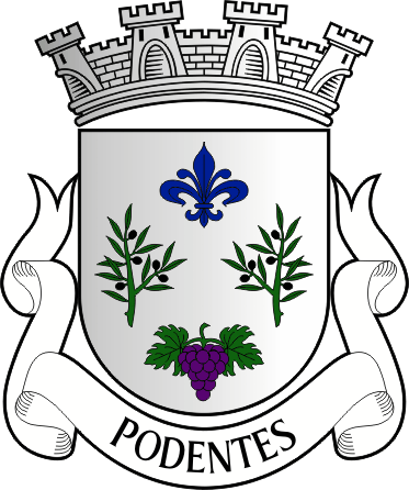 Brasão da freguesia de Podentes - Podentes civil parish, coat-of-arms