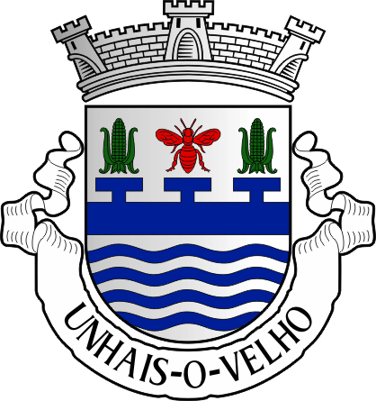 Brasão da freguesia de Unhais-o-Velho - Unhais-o-Velho civil parish, coat-of-arms