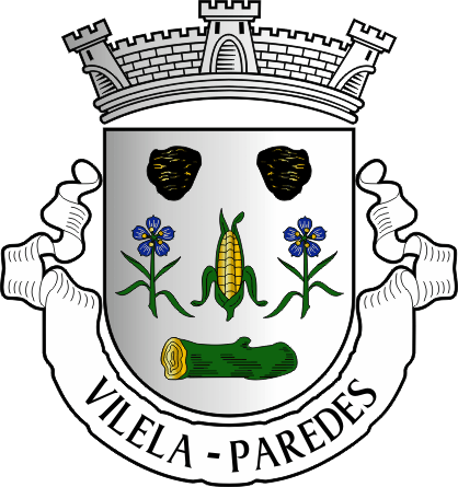 Brasão da freguesia de Vilela - Vilela civil parish, coat-of-arms Brasão da freguesia de Vilela - Vilela civil parish, coat-of-arms