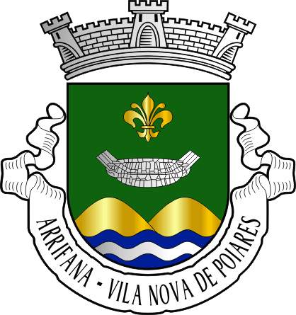 Brasão da freguesia de Arrifana - Arrifana civil parish, coat-of-arms