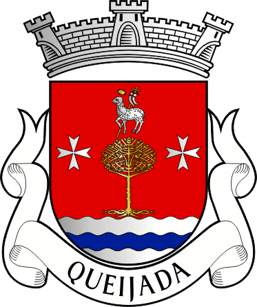 Brasão da antiga freguesia de Queijada - Queijada former civil parish, coat-of-arms