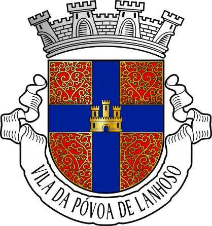 Brasão do Município de Póvoa de Lanhoso - Póvoa de Lanhoso municipal coat-of-arms