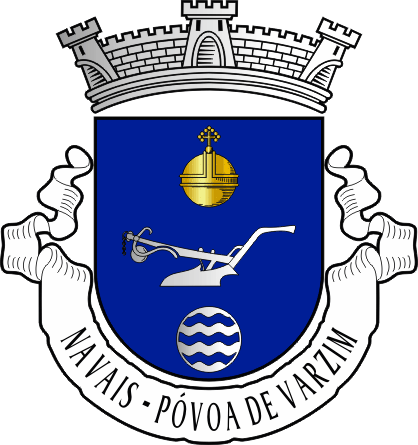 Brasão da antiga freguesia de Navais - Navais former civil parish, coat-of-arms Brasão da antiga freguesia de Navais - Navais former civil parish, coat-of-arms