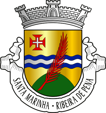 Brasão da freguesia de Santa Marinha - Santa Marinha civil parish, coat-of-arms