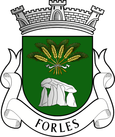 Brasão da antiga freguesia de Forles - Forles former civil parish, coat-of-arms