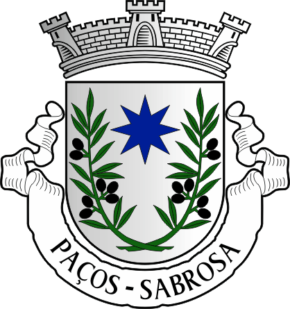 Brasão da freguesia de Paços - Paços civil parish, coat-of-arms Brasão da freguesia de Paços - Paços civil parish, coat-of-arms