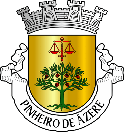 Brasão da freguesia de Pinheiro de Ázere - Pinheiro de Ázere civil parish, coat-of-arms