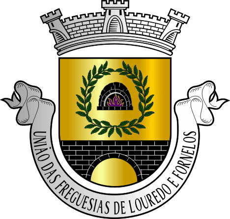 Brasão da União das freguesias de Louredo e Fornelos - Louredo and Fornelos civil parishes union coat-of-arms