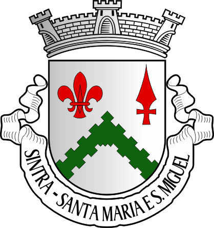 Brasão da antiga freguesia de Sintra (Santa Maria e São Miguel) - Sintra (Santa Maria and São Miguel) former civil parish, coat-of-arms