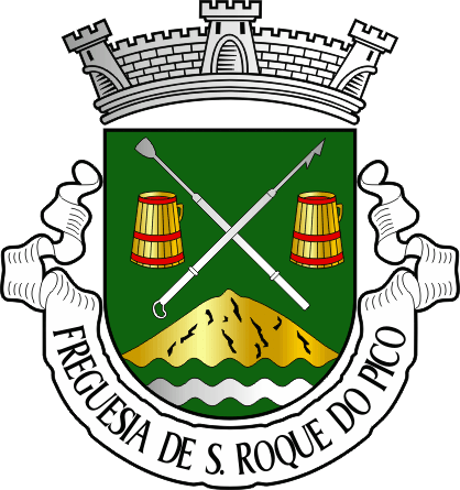 Brasão da freguesia de São Roque do Pico - São Roque do Pico civil parish, coat-of-arms Brasão da freguesia de São Roque do Pico - São Roque do Pico civil parish, coat-of-arms