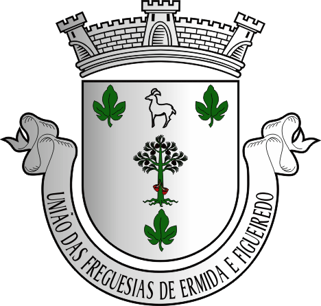 Brasão da União das freguesias de Ermida e Figueiredo - Ermida and Figueiredo civil parishes union coat-of-arms