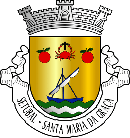 Brasão da antiga freguesia de Setúbal (Santa Maria da Graça) - Setúbal (Santa Maria da Graça) former civil parish, coat-of-arms