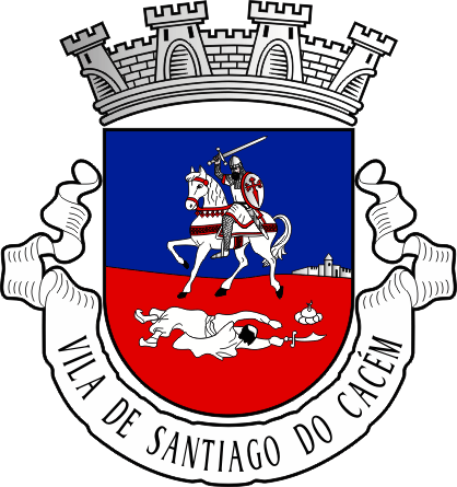 Brasão do Município de Santiago do Cacém - Santiago do Cacém municipal coat-of-arms