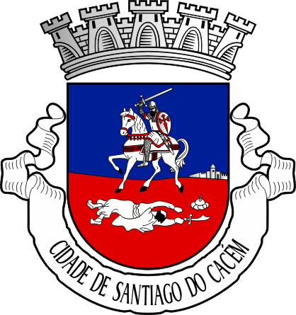 Brasão do Município de Santiago do Cacém - Santiago do Cacém municipal coat-of-arms