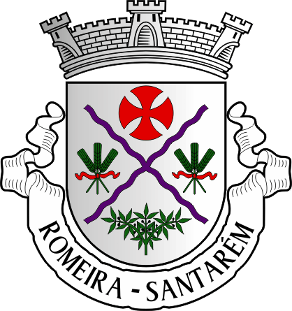 Brasão da antiga freguesia de Romeira - Romeira former civil parish, coat-of-arms Brasão da antiga freguesia de Romeira - Romeira former civil parish, coat-of-arms