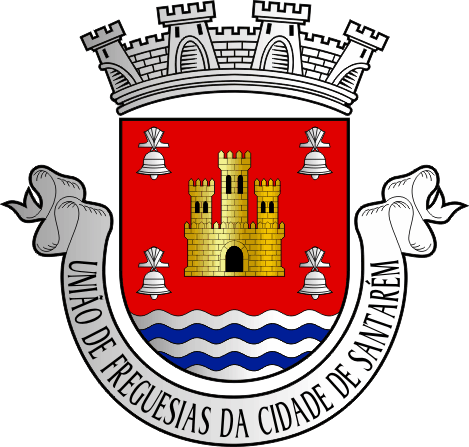 Brasão da Freguesia da Cidade de Santarém - City of Santarém civil parish, coat-of-arms