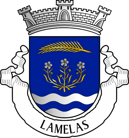 Brasão da antiga freguesia de Lamelas - Lamelas former civil parish, coat-of-arms Brasão da antiga freguesia de Lamelas - Lamelas former civil parish, coat-of-arms