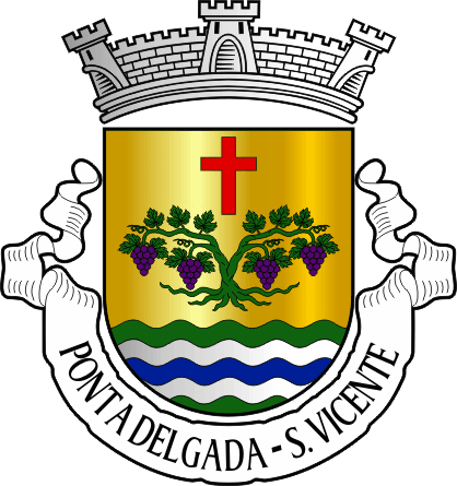 Brasão da freguesia de Ponta Delgada - Ponta Delgada civil parish, coat-of-arms Brasão da freguesia de Ponta Delgada - Ponta Delgada civil parish, coat-of-arms