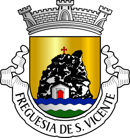 Brasão da freguesia de São Vicente - São Vicente civil parish, coat-of-arms Brasão da freguesia de São Vicente - São Vicente civil parish, coat-of-arms