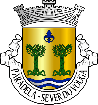 Brasão da antiga freguesia de Paradela - Paradela former civil parish, coat-of-arms
