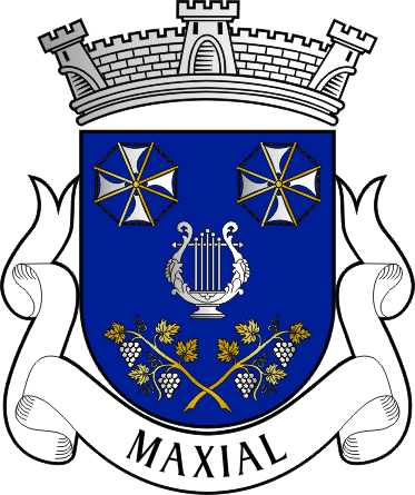 Brasão da antiga freguesia de Maxial - Maxial former civil parish, coat-of-arms