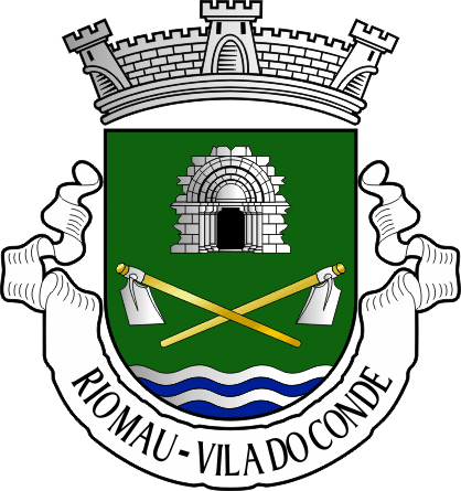 Brasão da antiga freguesia de Rio Mau - Rio Mau former civil parish, coat-of-arms Brasão da antiga freguesia de Rio Mau - Rio Mau former civil parish, coat-of-arms