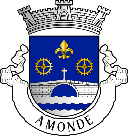 Brasão da freguesia de Amonde - Amonde civil parish, coat-of-arms