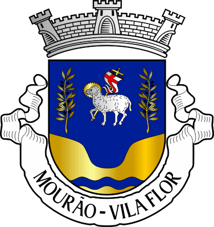 Brasão da antiga freguesia de Mourão - Mourão former civil parish, coat-of-arms Brasão da antiga freguesia de Mourão - Mourão former civil parish, coat-of-arms