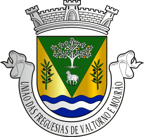 Brasão da Freguesia de Valtorno e Mourão - Valtorno and Mourão civil parish, coat-of-arms