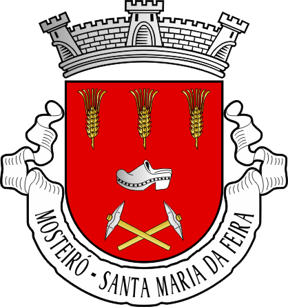 Brasão da antiga freguesia de Mosteiró - Mosteiró former civil parish, coat-of-arms Brasão da antiga freguesia de Mosteiró - Mosteiró former civil parish, coat-of-arms