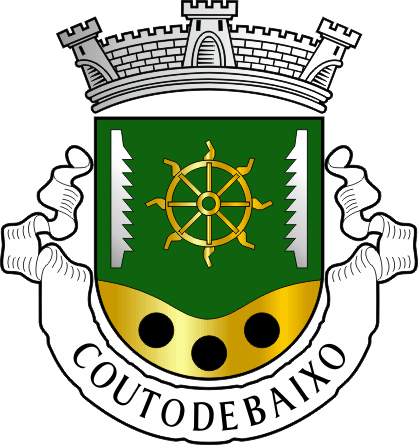 Brasão da antiga freguesia de Couto de Baixo - Couto de Baixo former civil parish, coat-of-arms