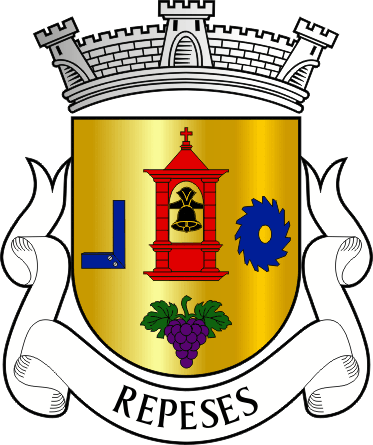 Brasão da antiga freguesia de Repeses - Repeses former civil parish, coat-of-arms Brasão da antiga freguesia de Repeses - Repeses former civil parish, coat-of-arms