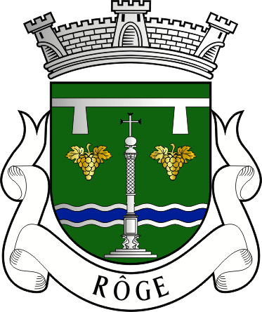 Brasão da freguesia de Rôge - Rôge civil parish, coat-of-arms Brasão da freguesia de Rôge - Rôge civil parish, coat-of-arms