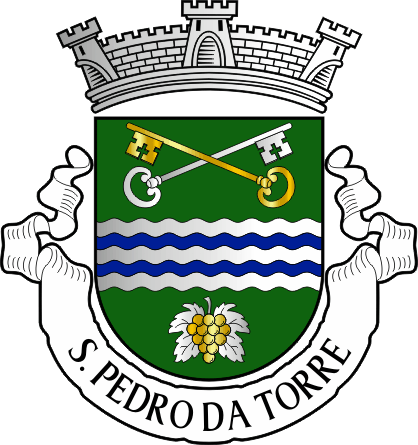 Brasão da freguesia de São Pedro da Torre - São Pedro da Torre civil parish, coat-of-arms Brasão da freguesia de São Pedro da Torre - São Pedro da Torre civil parish, coat-of-arms