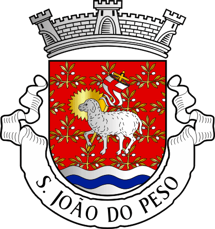 Brasão da freguesia de São João do Peso - São João do Peso civil parish, coat-of-arms