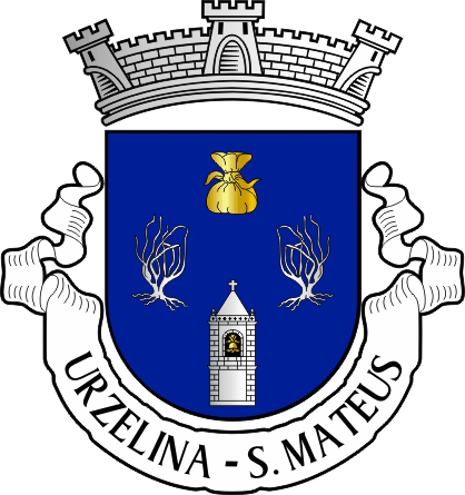 Brasão da freguesia de Urzelina (São Mateus) - Urzelina (São Mateus) civil parish, coat-of-arms