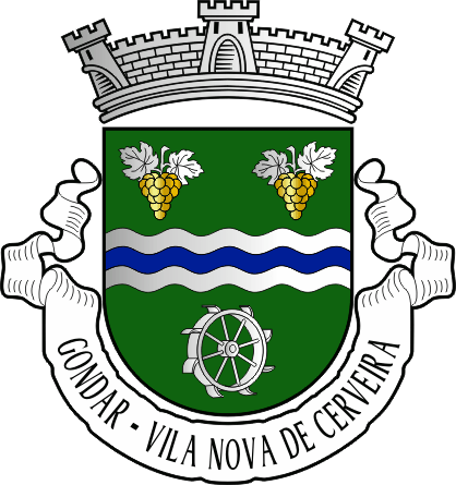 Brasão da antiga freguesia de Gondar - Gondar former civil parish, coat-of-arms