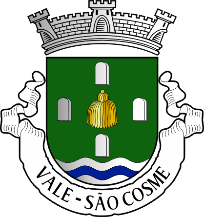 Brasão da antiga freguesia de Vale (São Cosme) - Vale (São Cosme) former civil parish, coat-of-arms Brasão da antiga freguesia de Vale (São Cosme) - Vale (São Cosme) former civil parish, coat-of-arms