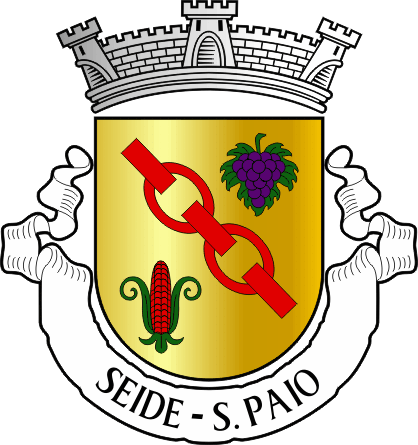 Brasão da antiga freguesia de Seide (São Paio) - Seide (São Paio) former civil parish, coat-of-arms Brasão da antiga freguesia de Seide (São Paio) - Seide (São Paio) former civil parish, coat-of-arms
