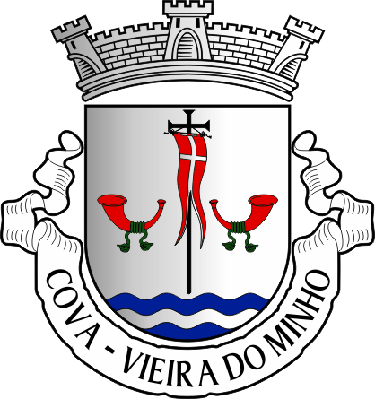 Brasão da antiga freguesia de Cova - Cova former civil parish, coat-of-arms